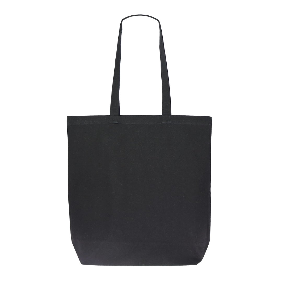 Einkaufstasche Bio-Baumwolle farbig lang 270g/m² 42x12x43 cm Marjaspat