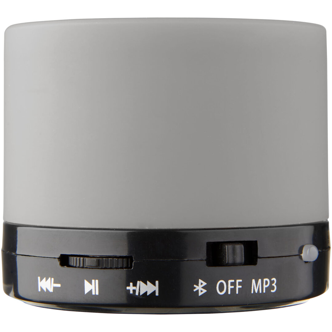 Zylinder Bluetooth® Lautsprecher mit gummierter Oberfläche - Nolfat