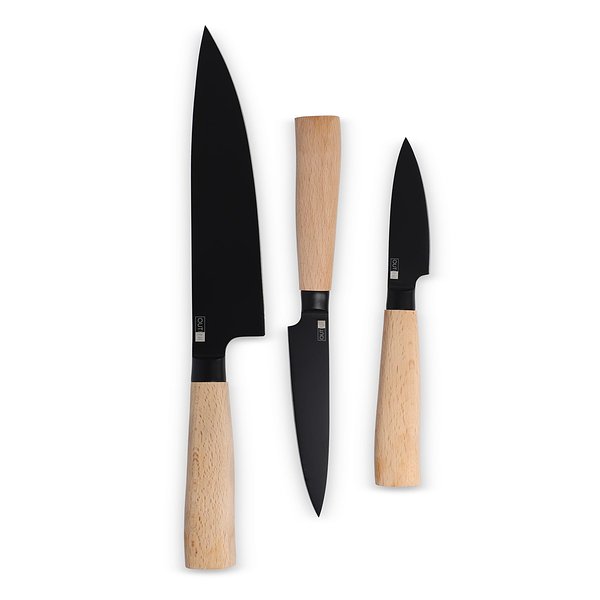 3 Stück Essential Messer Set Ravn Bendia