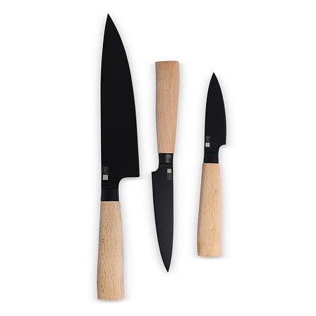 3 Stück Essential Messer Set Ravn Bendia