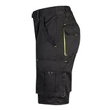 Zweifarbige Stretch-Bermudashorts mit mehreren Taschen (240 g/m²) aus Baumwolle (46 %), EME (38 %) und Polyester (16 %) Altie