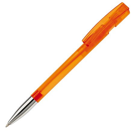 Kugelschreiber Nash Transparent mit Metallspitze Minan