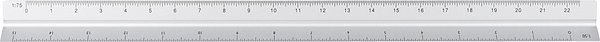Aluminium-Dreiecklineal 30 cm Warjat
