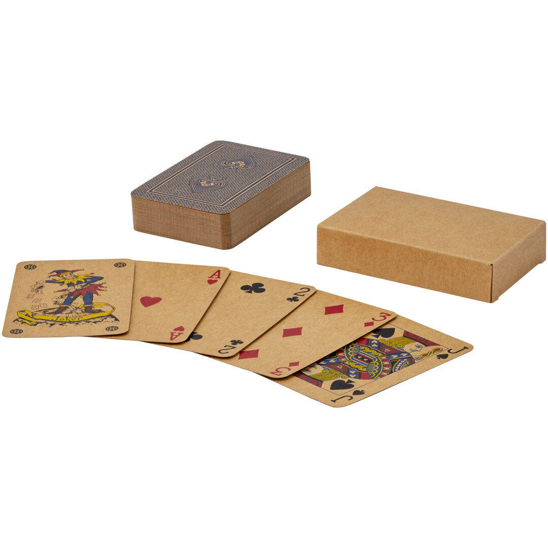 Spielkartenset aus Kraftpapier - Bena