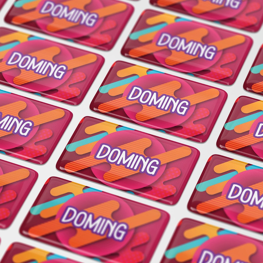 Doming Rechteck 100x30 mm Ciervan