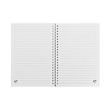 Notizblock A5 mit flexiblem Cover, hergestellt aus 100 % Recyclingpapier Ruelveta