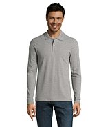 Männer Long-Sleeve Polo 180g Cilgian