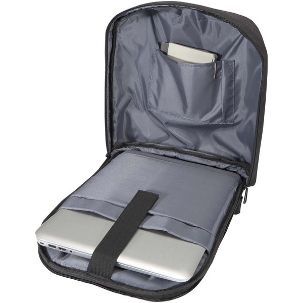 15" GRS Laptop-Rucksack aus recyceltem Material mit Diebstahlschutz 10L - Nollandia