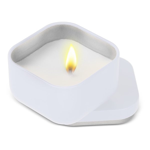 Ananda Duftkerze auf pflanzlicher Basis in recycelter Dose Rudico