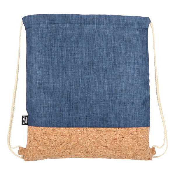 Kordelzugbeutel R-PET &amp; Kork 35 x 40cm Steie