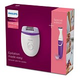 Philips Satinelle Kompakt-Epilierer mit Kabel &amp; kabellosem Bikini-Trimmer Ylansen