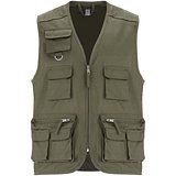 Arbeitsweste mit V-Ausschnitt und mehreren Taschen, 200 g/m2 - Elverven