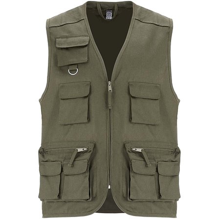 Arbeitsweste mit V-Ausschnitt und mehreren Taschen, 200 g/m2 - Elverven