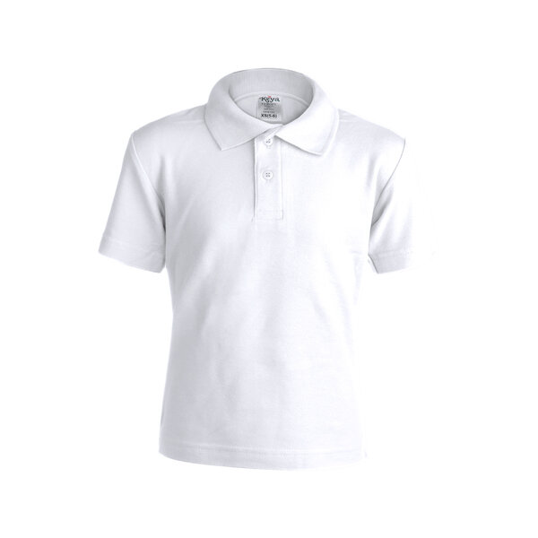 Kinder Weiß Polo-Shirt "keya"