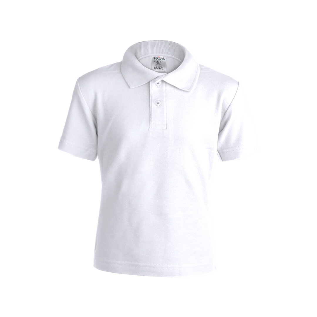 Kinder Weiß Polo-Shirt "keya"