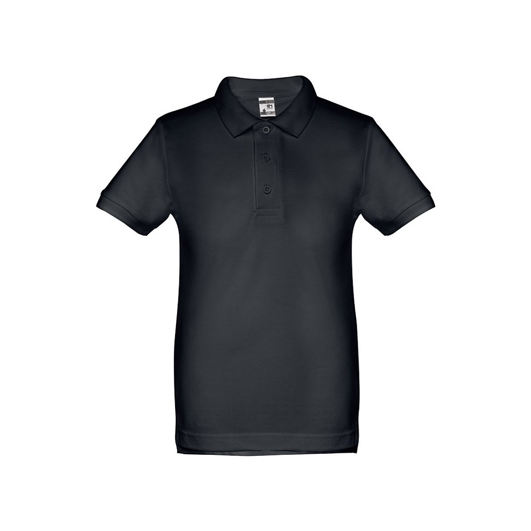 Kurzärmeliges Baumwoll-Poloshirt für Kinder (unisex) Trudesth