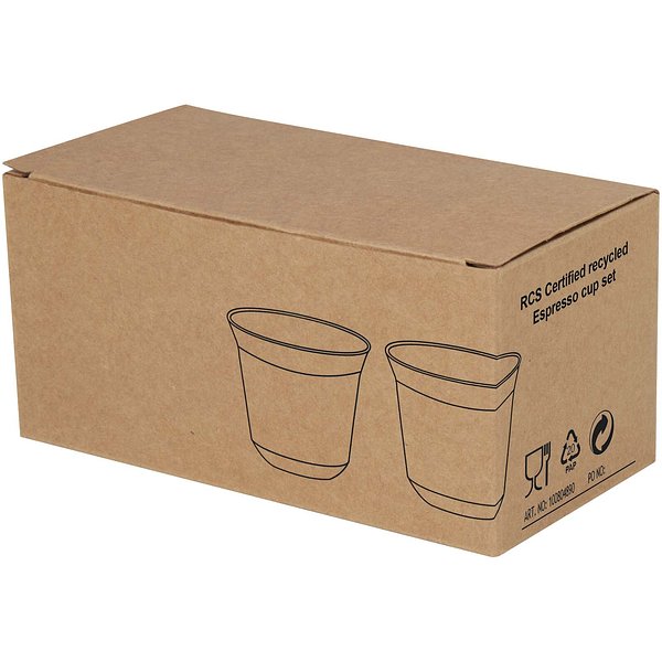 80 ml RCS-zertifiziertes Espressotassen Set aus Edelstahl - Walina