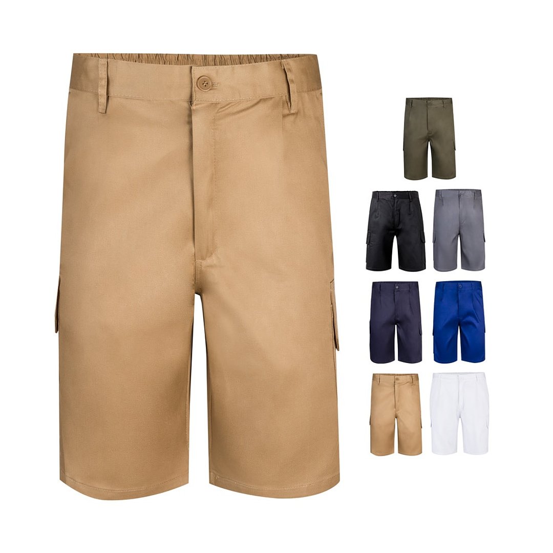 Bermudashorts aus Multi-Pocket-Twill (200g/m²), aus Baumwolle (35%) und Polyester (65%) Fadicco