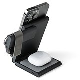 Recyceltes ABS 3-in-1 magnetisches kabelloses Ladegerät Stiana