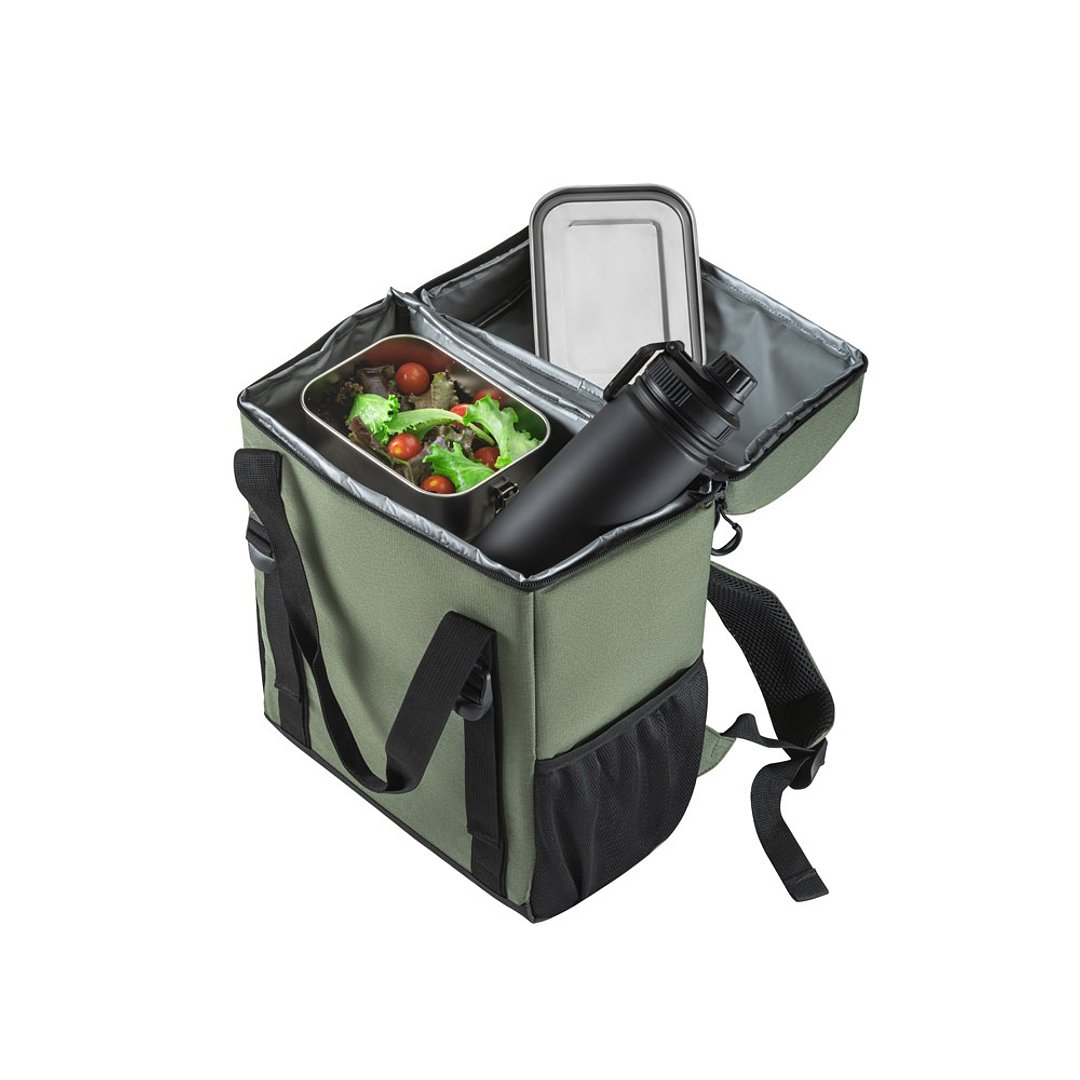 Gepolsterter Thermorucksack aus 600D rPET und Ripstop Benellia