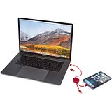 30 cm 5-in-1 Kabel aus recyceltem Kunststoff für Datenübertragung und 27W Schnellladung - Hate