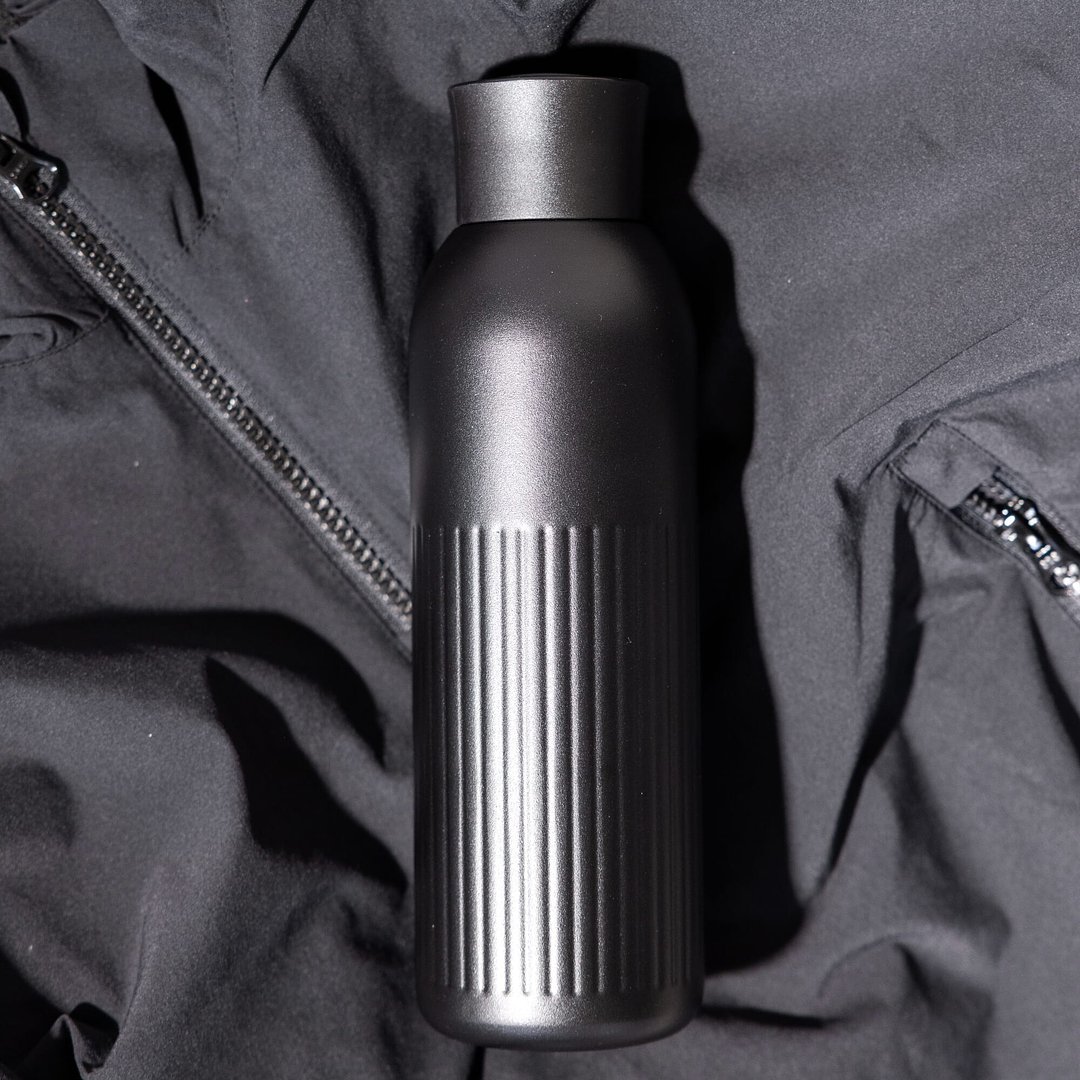 Tekla Push Stahlisolierflasche mit Druckverschluss (recycelt) 500 ml Jonica