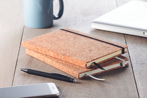 DIN A5 Notizbuch mit Kork Buonicco