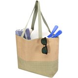 Grosse Strohpapier Tragetasche mit Reissverschluss, 21 l - Jürgin