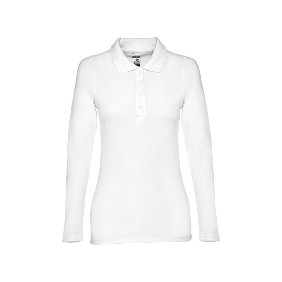 Damen Langarm-Poloshirt Waras