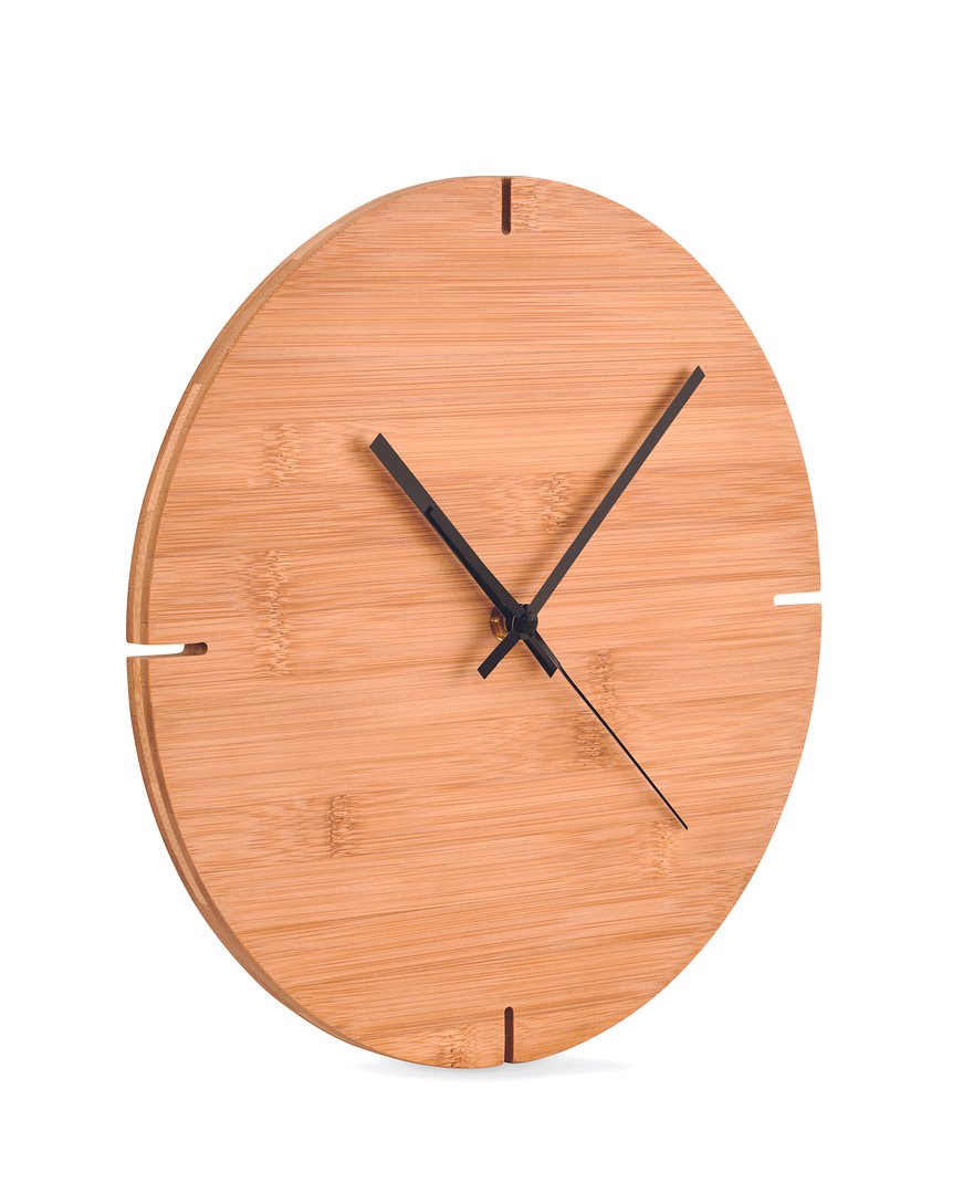 Wanduhr Bambus Truedico