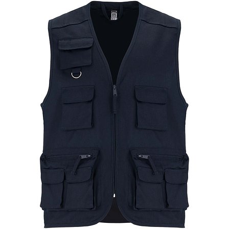 Arbeitsweste mit V-Ausschnitt und mehreren Taschen, 200 g/m2 - Elverven