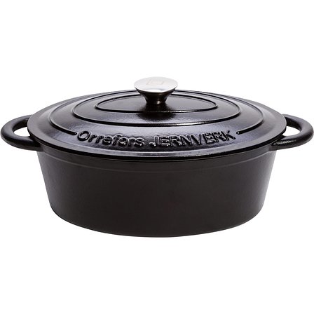 Emaillierte Ovale Eisenpfanne 3.5L Stga