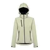 Softshelljacke für Damen, mit abnehmbarer Kapuze Badala