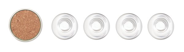 Karaffe aus recyceltem Glas 1L Leenjasca