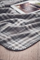 RPET Fleece-Reisedecke Karo Waltia