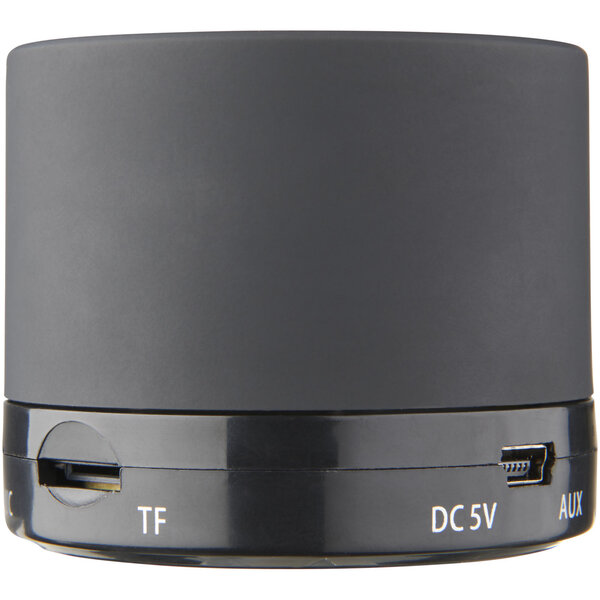 Zylinder Bluetooth® Lautsprecher mit gummierter Oberfläche - Nolfat