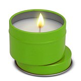 Dhyana-Duftkerze auf Pflanzenbasis in recycelter Dose Lingiun