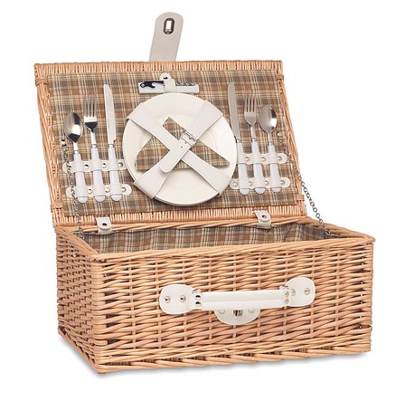 Picknickkorb aus Korbweide Luolfräna