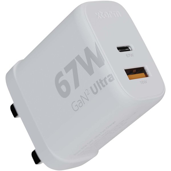 XEC067G GaN² Ultra 67 W Wandladegerät mit UK-Stecker - Oleeng