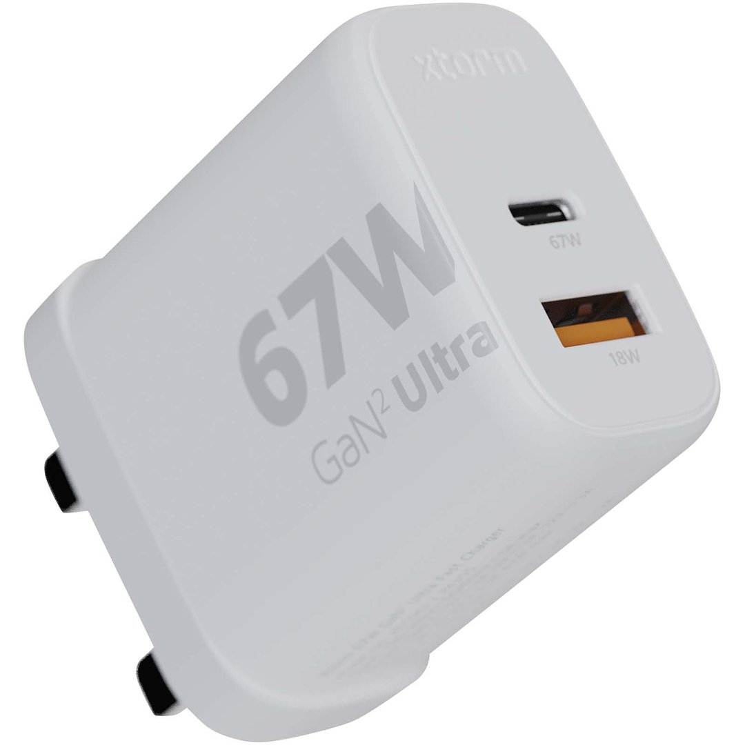 XEC067G GaN² Ultra 67 W Wandladegerät mit UK-Stecker - Oleeng