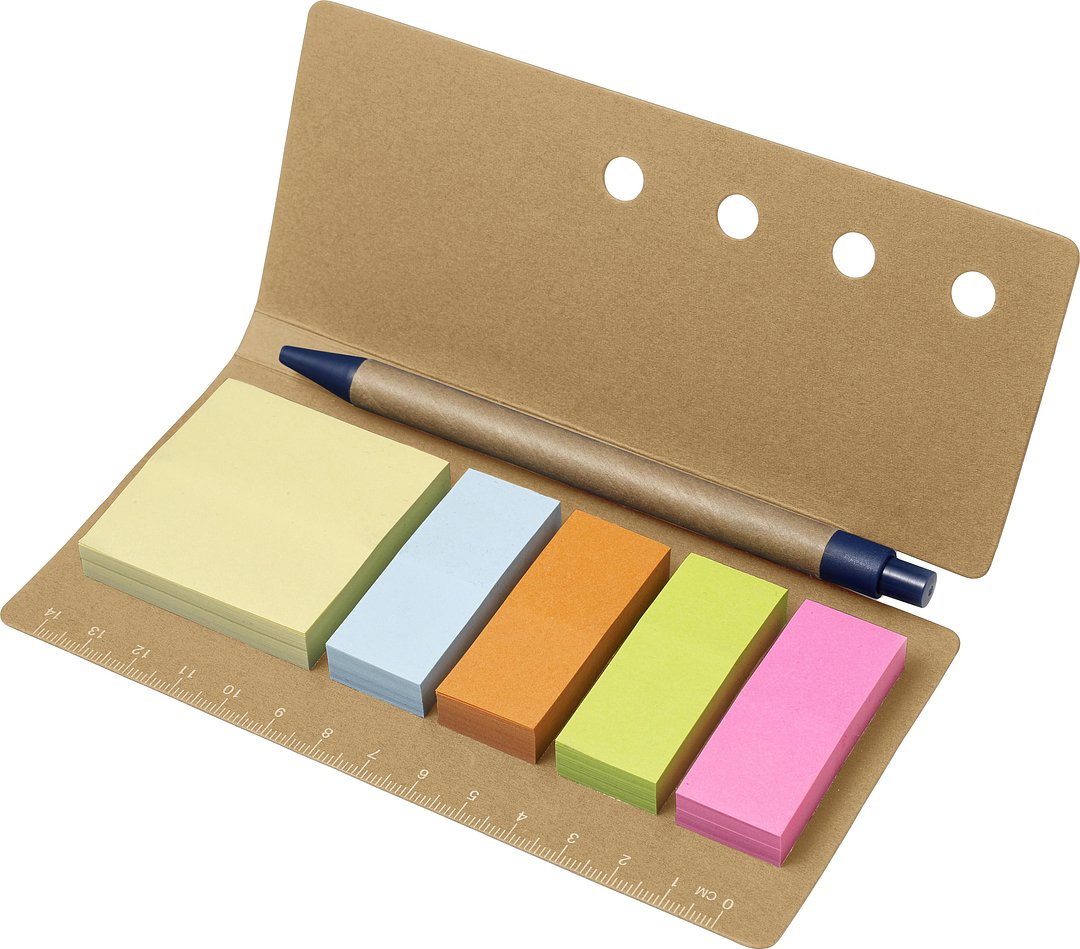Haftnotiz-Set aus Karton Jongias