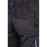 Zweifarbige Stretch-Hose mit mehreren Taschen (240 g/m²), aus Baumwolle (46 %), EME (38 %) und Polyester (16 %) Paulik