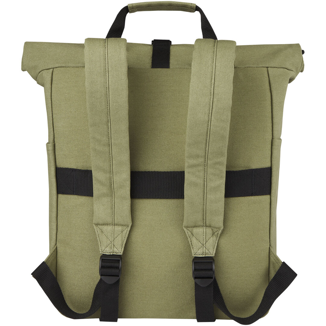 15" GRS Rolltop Laptop-Rucksack aus recyceltem Canvas 15 L - Luri