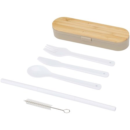 Besteckset mit Bambusdeckel - Aitlinata