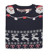Weihnachts-LED-Pullover L/XL Raitli