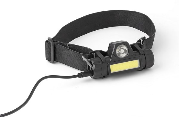 Stirnlampe Maraina | Kunststoff | LED + COB | USB-C aufladbar