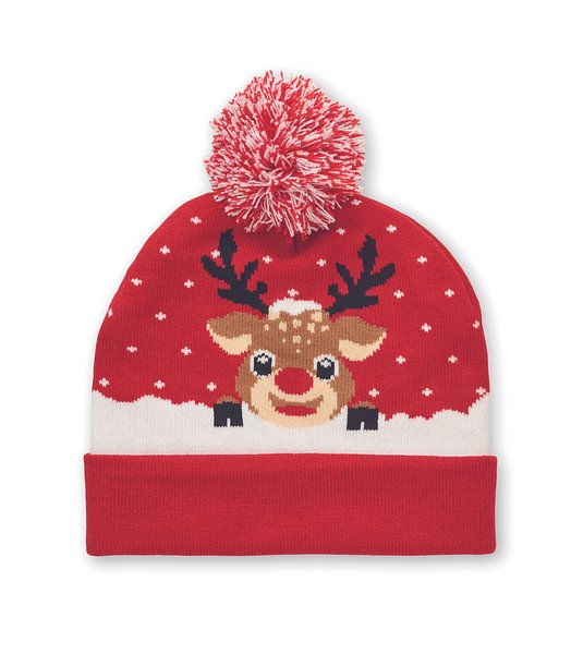 Weihnachtliche Strickmütze Tria