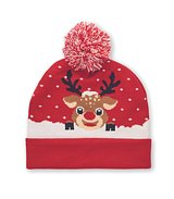 Weihnachtliche Strickmütze Tria