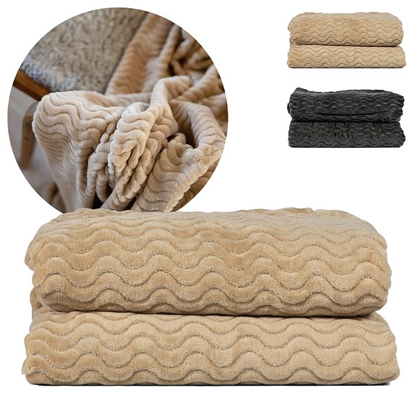 Agnes Fleece Plaid 130x170 cm Litta