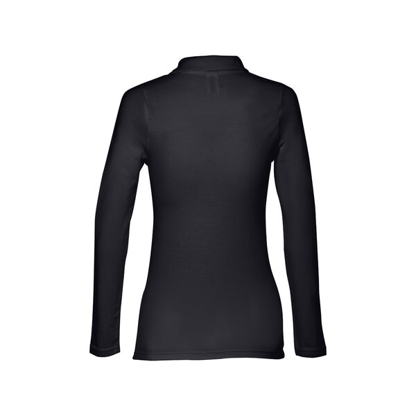 Damen Langarm-Poloshirt Minata